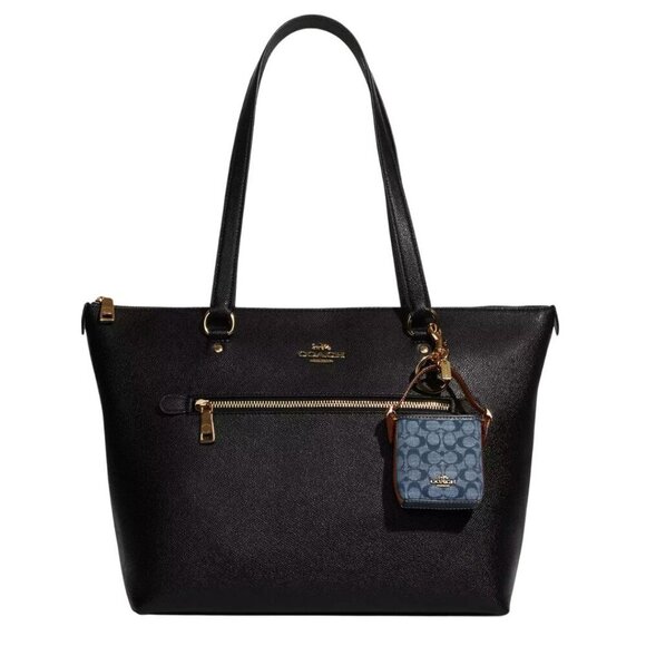 Coach Mini Val Duffle Bag Charm In Signature Chambray - Denim - Picture 2 of 5